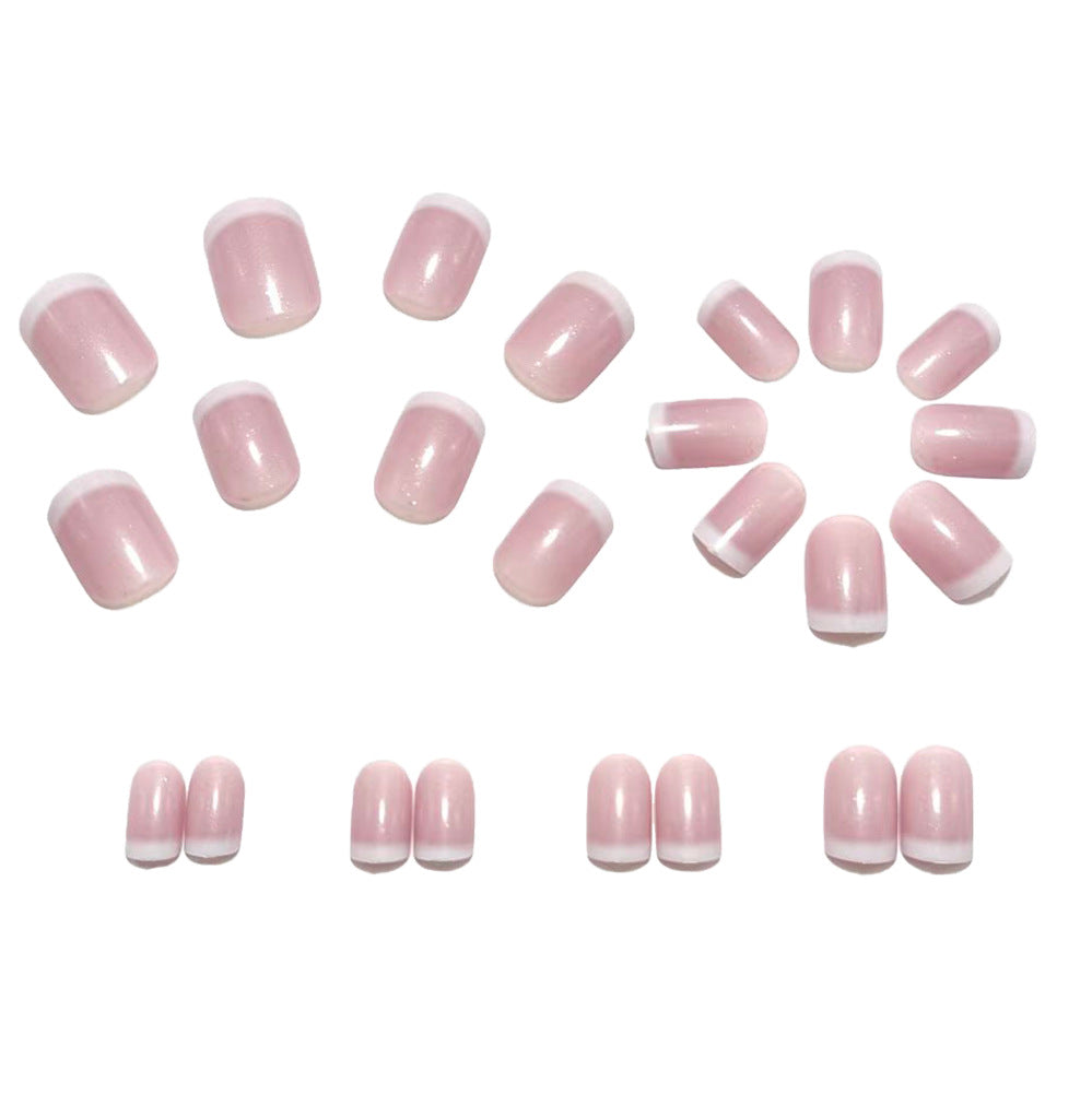 Artificial Nails in Elegant French Tip Style Stornfield