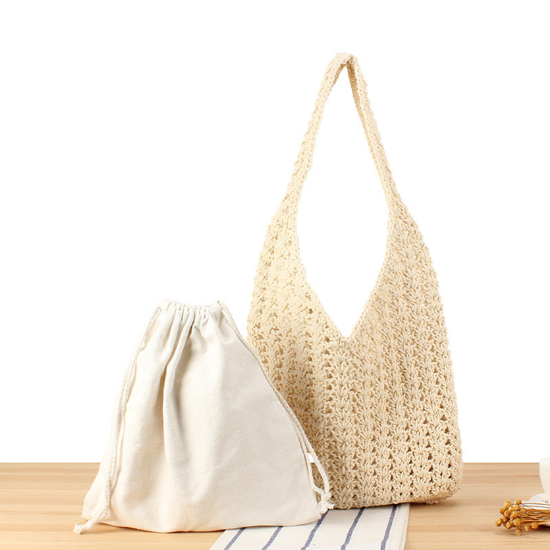 Macrame Tote Bag with Innovative Design Stornfield
