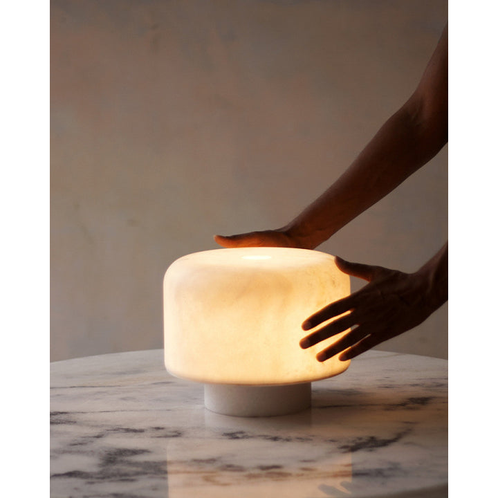 Artistic Alabaster Table Lamp