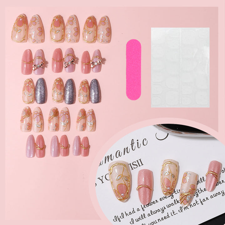Artistic Press-On Nail Design Stornfield