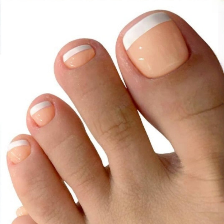 Premium Glossy Press-On Toe Nails Stornfield