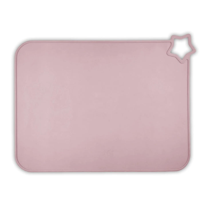 Silicone Placemat with Raised Rim, Non‑Slip Backing and Star Hook