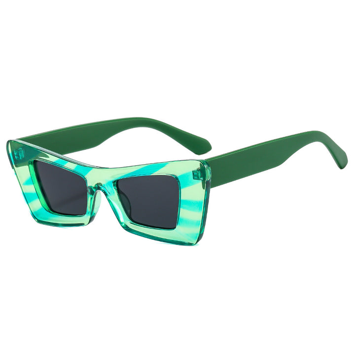 Ladies eye-catching designer sunglasses with modern prism frame Stornfield