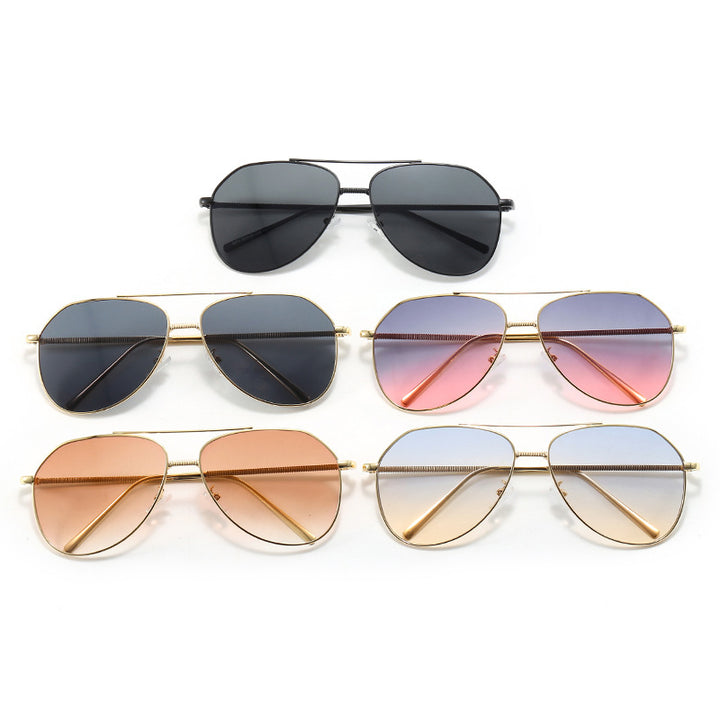 Ladies trendy aviator sunglasses with subtle gradient Stornfield