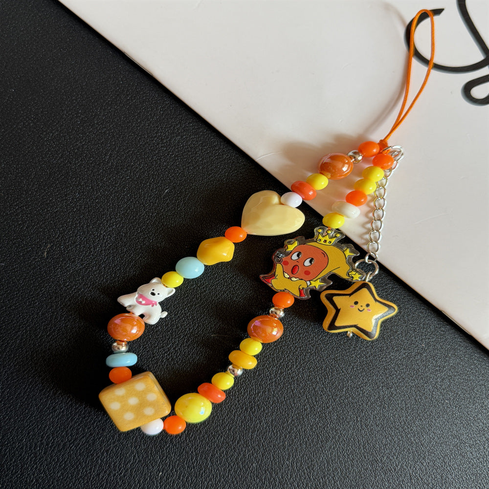 Playful Charm Beaded Phone Strap Stornfield
