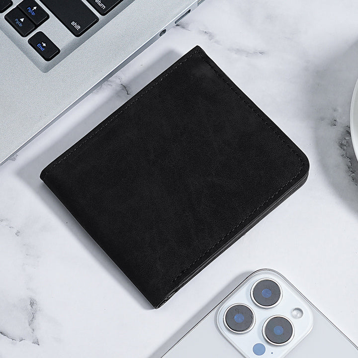 Slim Minimalist Leather Wallet