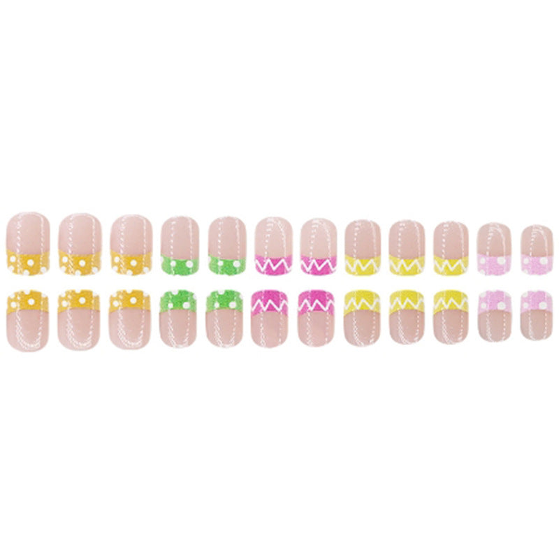Decorative French Tip Nail Art Stornfield