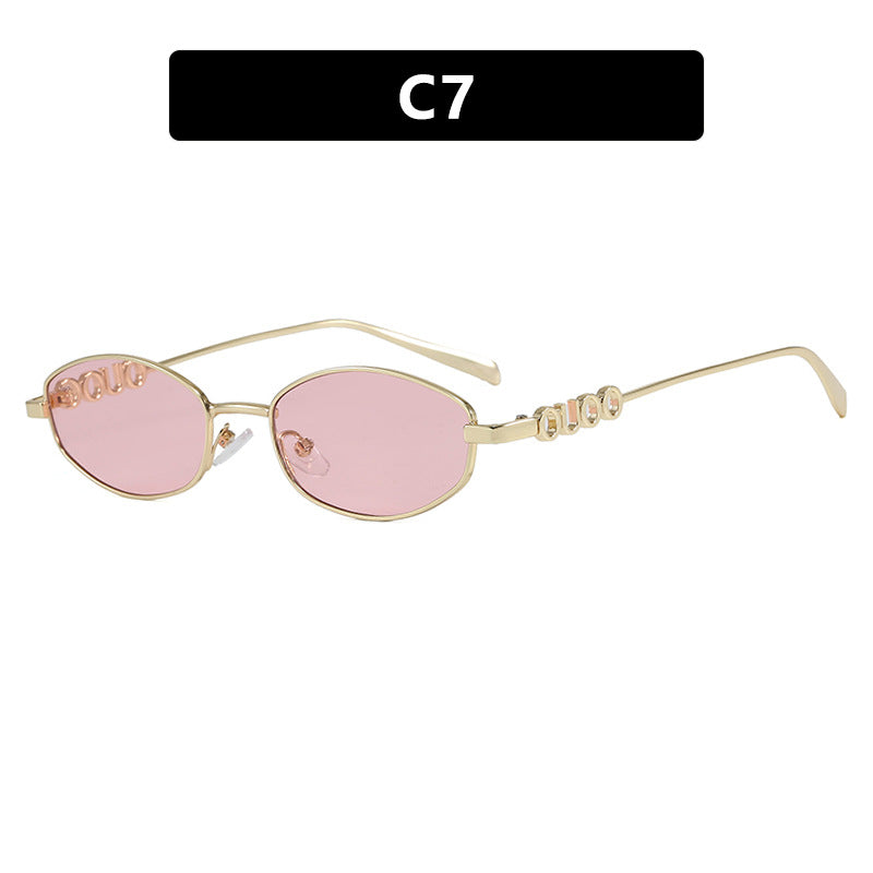 Women’s fashionable sunglasses with elegant stainless steel frame and UV protection Stornfield