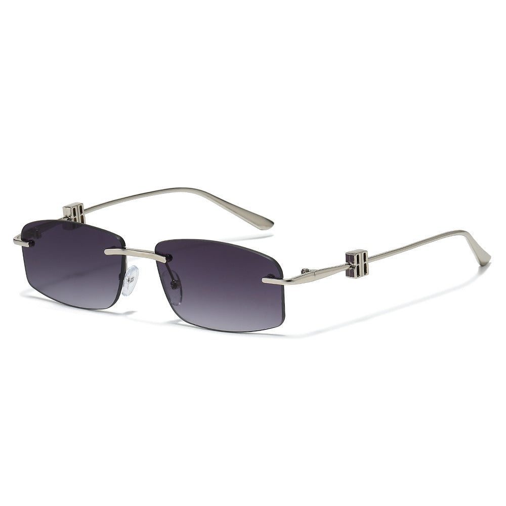 Avant-Garde Minimalist Rectangle Sunglasses Stornfield