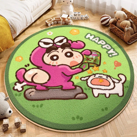 Playful Cartoon-Themed Area Rug