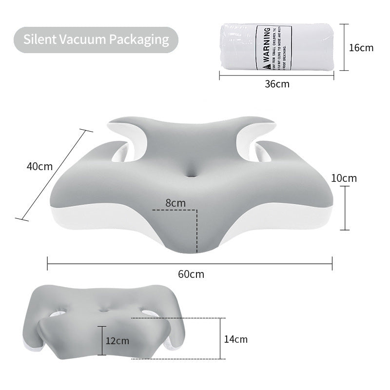 Ergonomic Neck And Shoulder Sleep Pillow With Cooling Gel Surface Stornfield