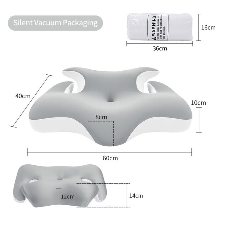 Ergonomic Neck And Shoulder Sleep Pillow With Cooling Gel Surface Stornfield