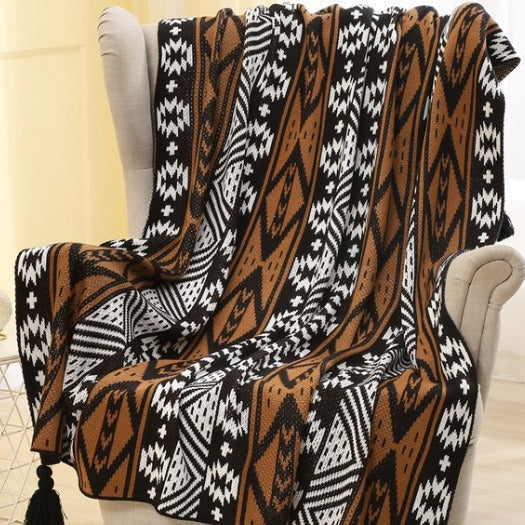 Cozy Knit Throw Blanket