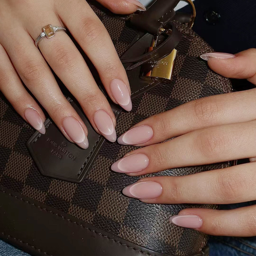 Elegant stiletto artificial nails with French tip Stornfield