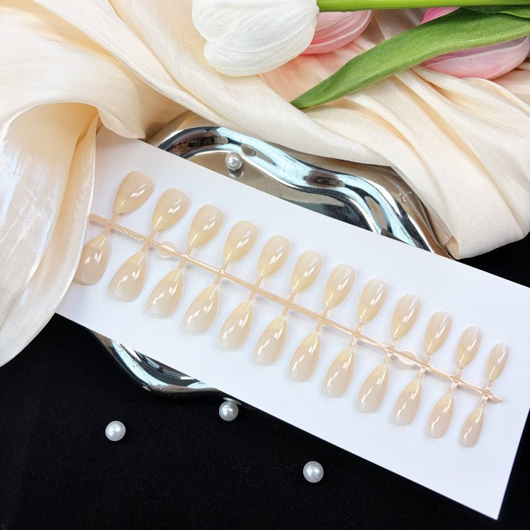 Natural Glossy Press-On Nail Set Stornfield