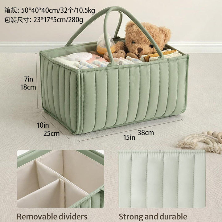 Versatile storage basket with compartments and charming animal motif Stornfield