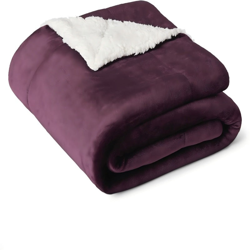 Reversible Plush Sherpa Blanket Stornfield