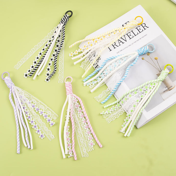 Decorative Lace and Braided Keychain Stornfield
