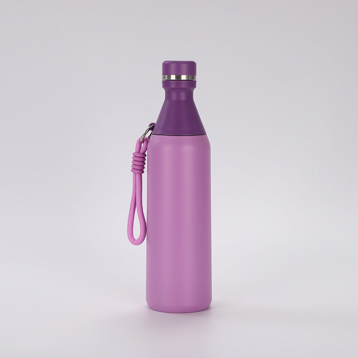 Ladies insulated drinking bottle with practical carrying strap Stornfield