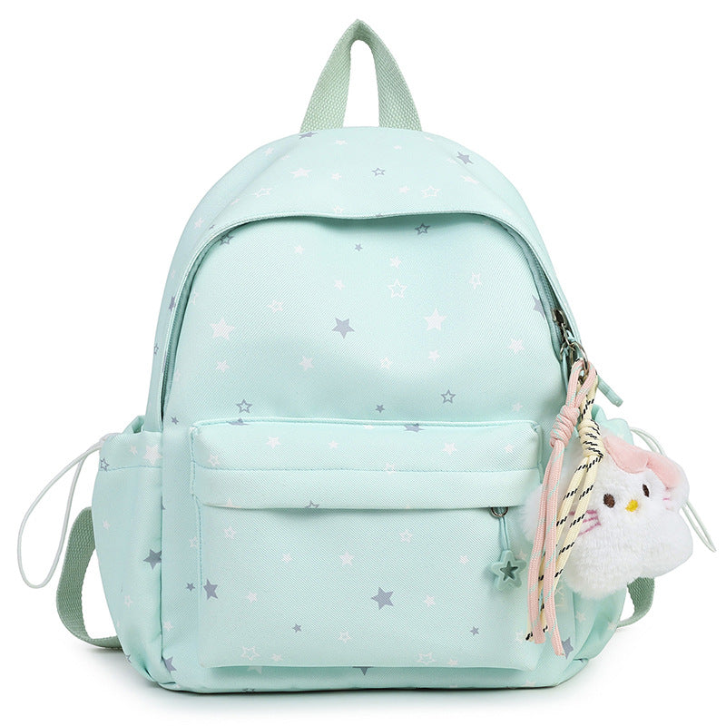 Starry Patterned Plush Backpack Stornfield