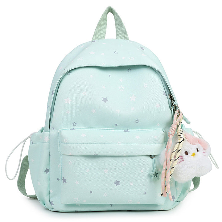 Starry Patterned Plush Backpack Stornfield