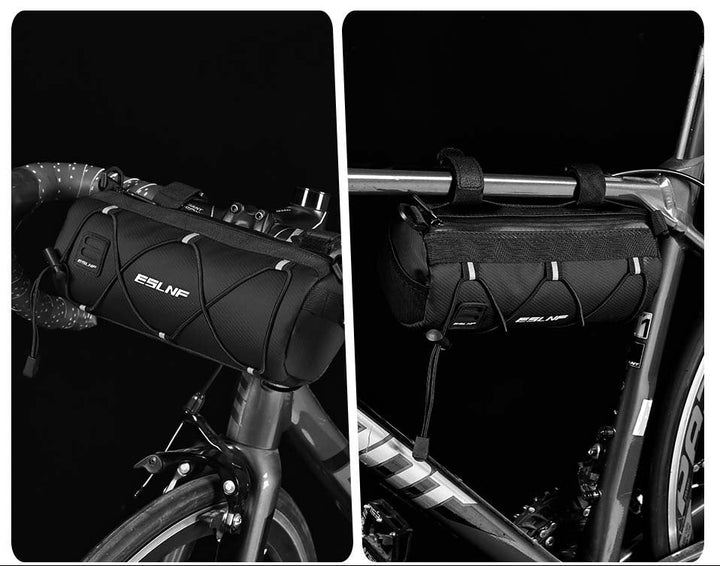 compact waterproof cylindrical bike handlebar storage bag Stornfield