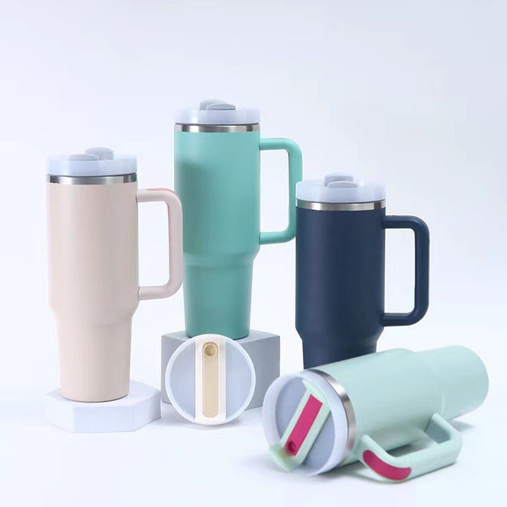 Ladies Insulated Mug with Handle and Practical Straw Stornfield