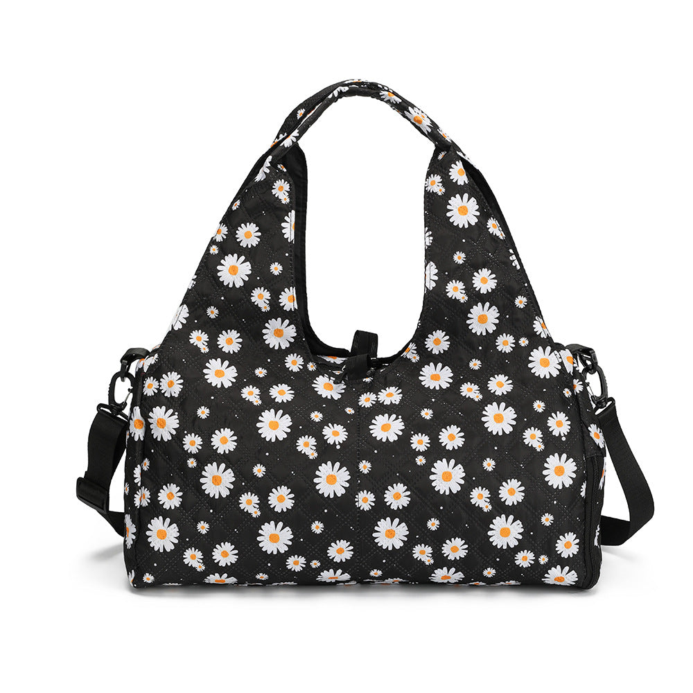 Floral Pattern Quilted Shoulder Bag Stornfield