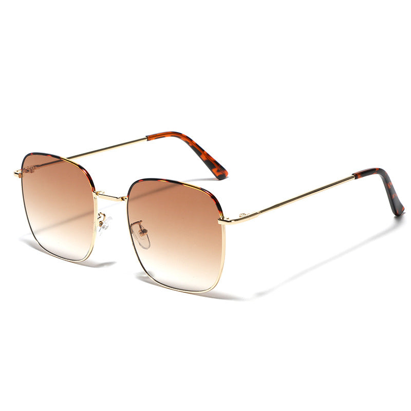 Women's fashionable square sunglasses with elegant metal frame Stornfield