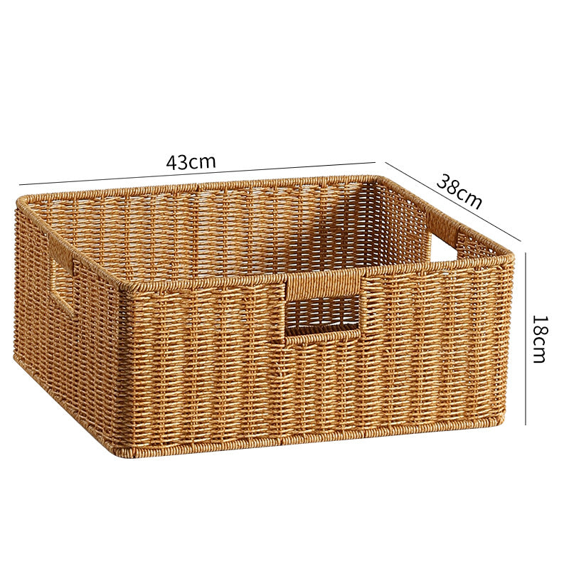 Storage Basket with Ergonomic Handles Stornfield