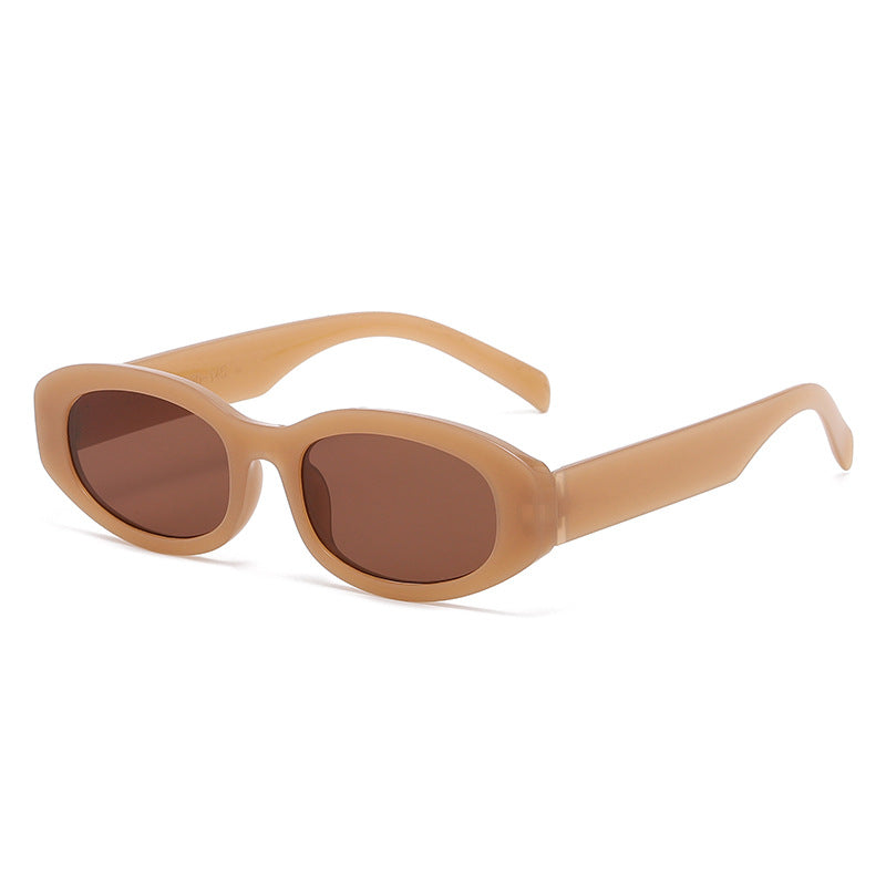 Ladies fashionable sunglasses in minimalist oval design Stornfield