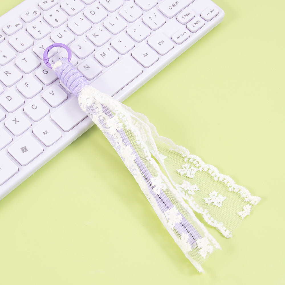 Elegant Lace Tassel Keychain Stornfield