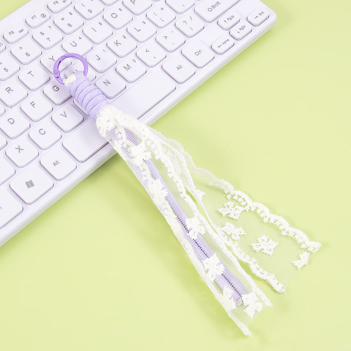 Elegant Lace Tassel Keychain Stornfield