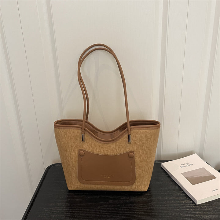 Minimalist Leather Tote Bag
