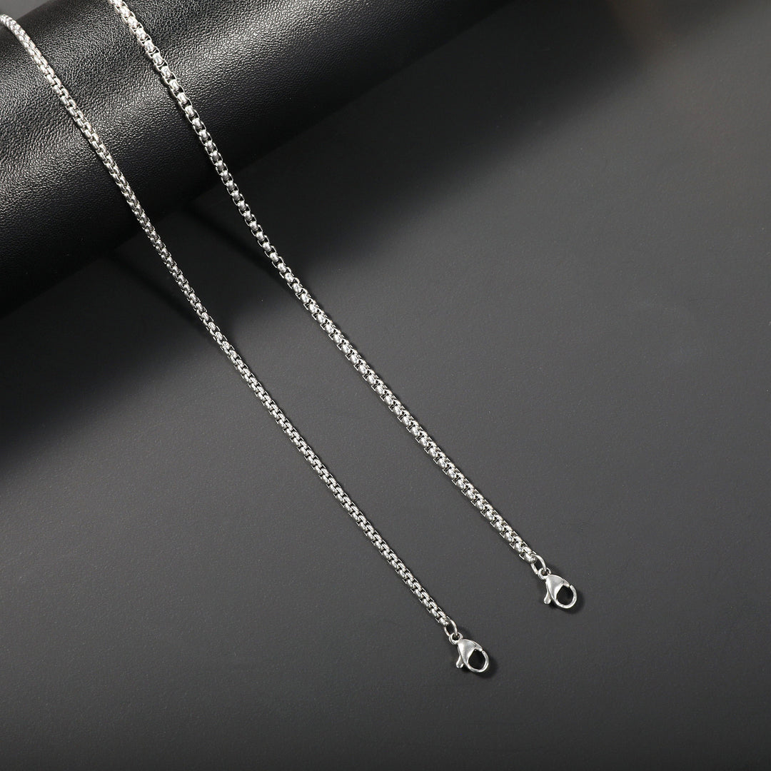 Sleek Stainless Steel Chain Necklace Stornfield