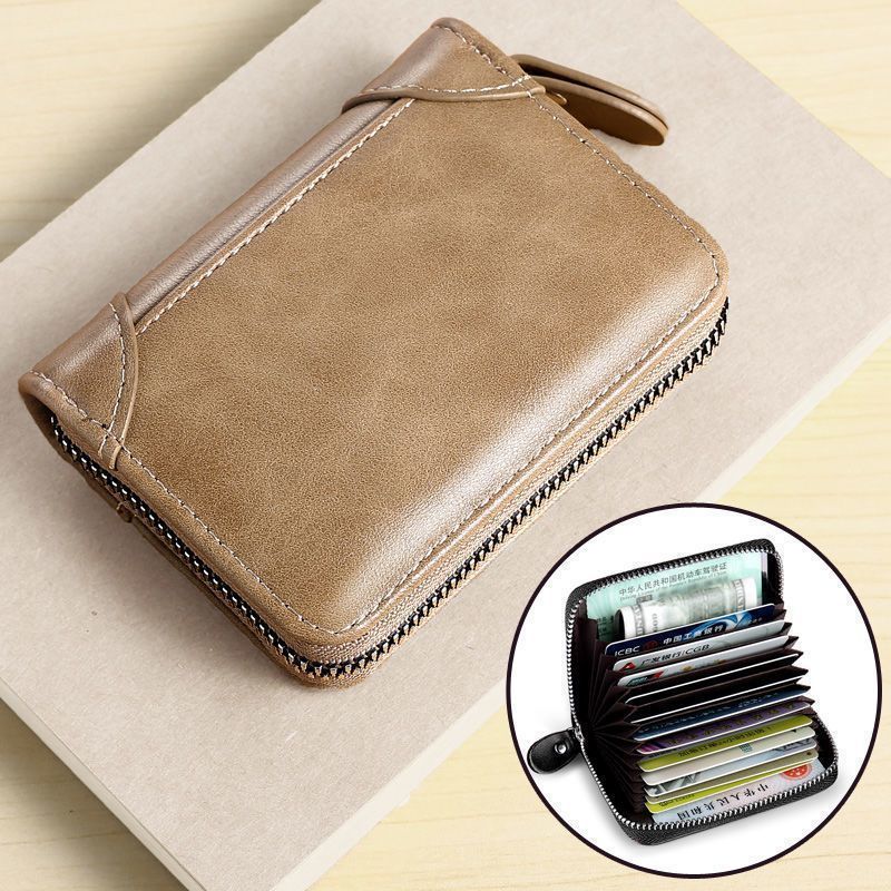 Premium Leather Zippered Wallet Stornfield