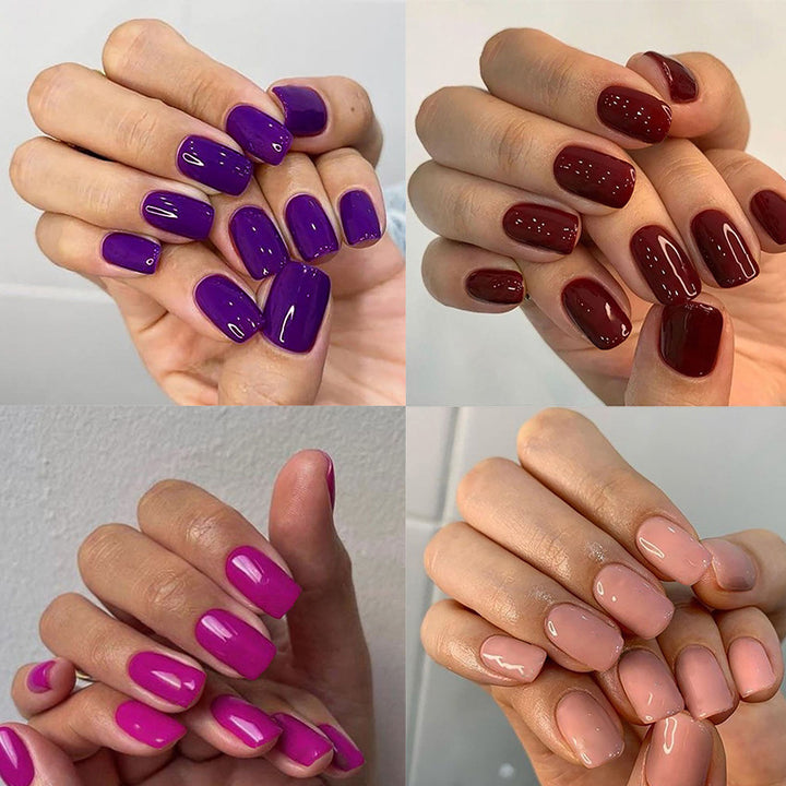 Premium Glossy Press-On Nail Collection Stornfield