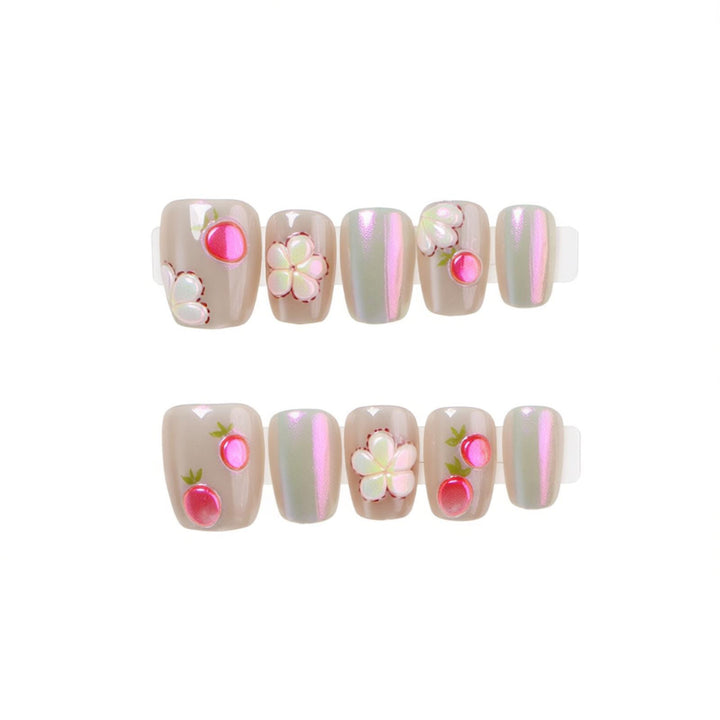Artfully Embellished Press-On Nail Set Stornfield