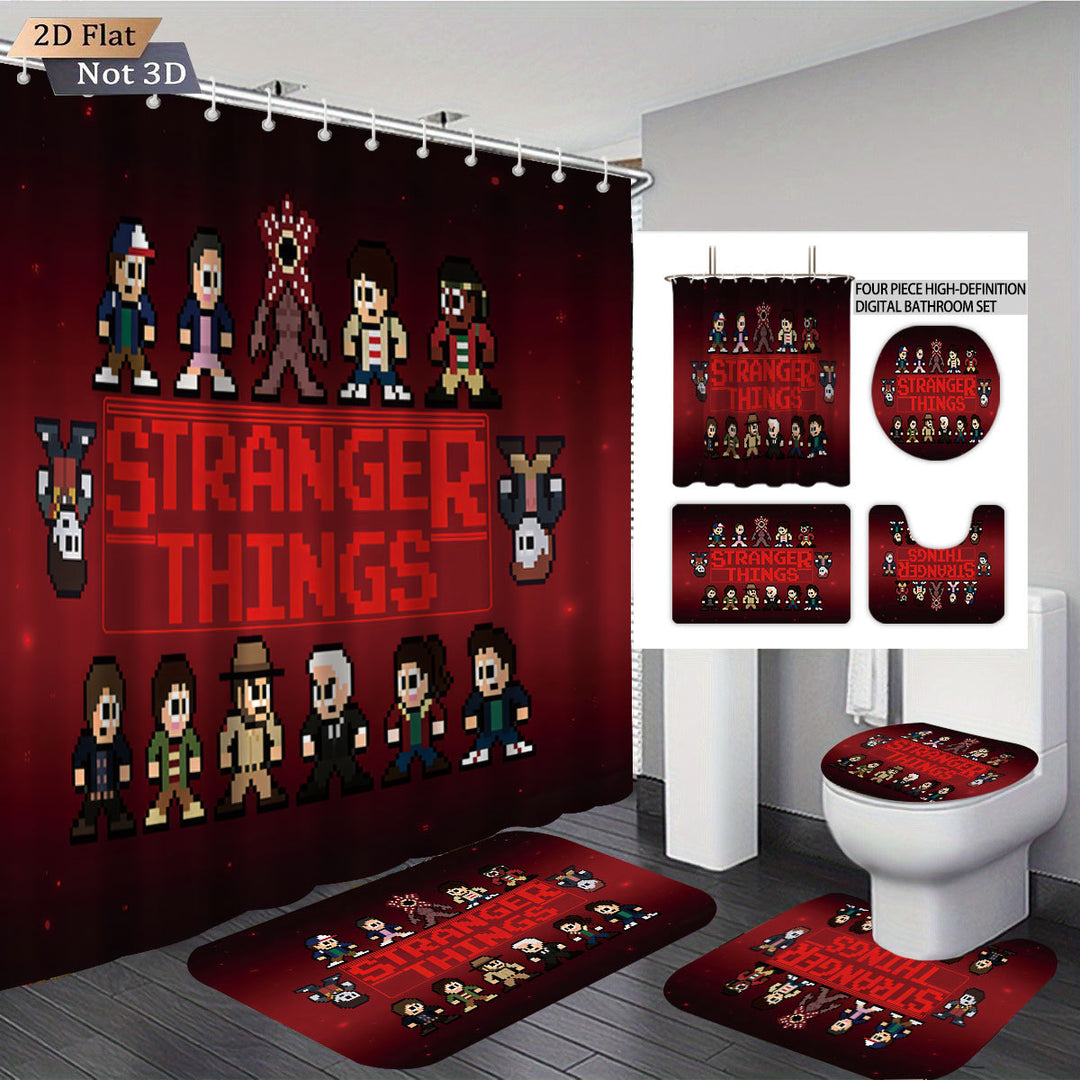 Stranger Things Adventure-Themed Digital Bathroom Set Stornfield