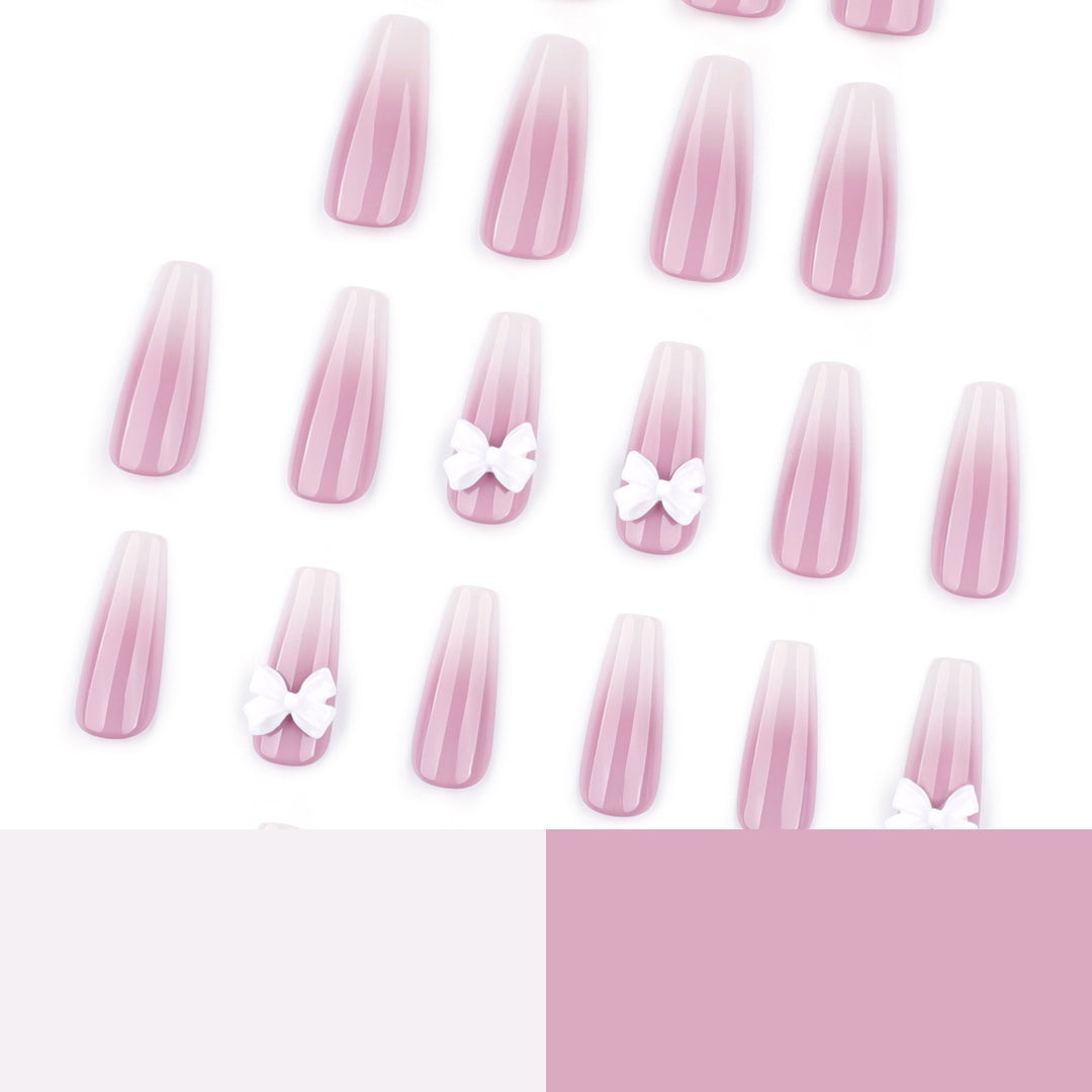 Artful acrylic nails with elegant butterfly design Stornfield