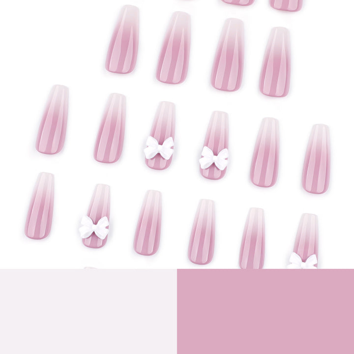 Artful acrylic nails with elegant butterfly design Stornfield