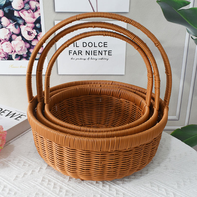 Handcrafted Woven Shopping Basket Stornfield