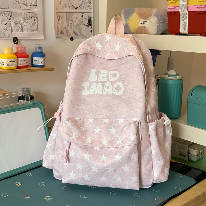 Fun Starry Patterned Backpack Stornfield