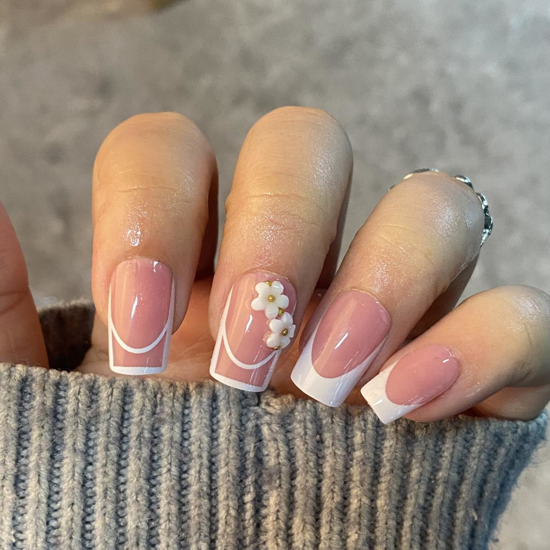 Decorative Press-On Nail Design Stornfield