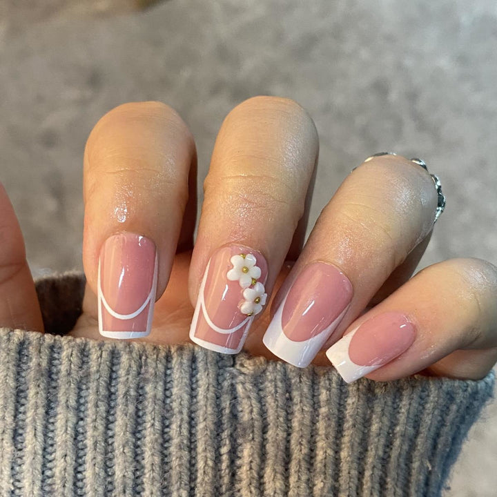 Decorative Press-On Nail Design Stornfield