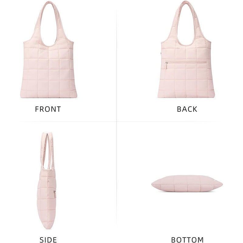 Padded shoulder bag with modern quilted design Stornfield