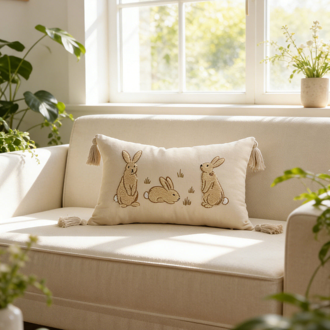 Women's pillowcase with cute bunny motif Stornfield
