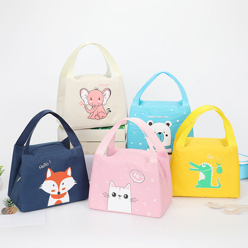 Cute Bear Print Insulated Lunch Bag Stornfield