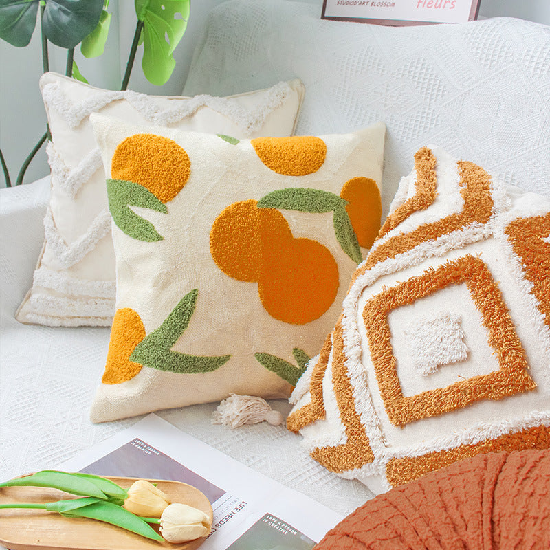 Round decorative cushion Stornfield