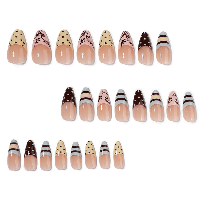 Artistic acrylic nails with enchanting dessert design Stornfield